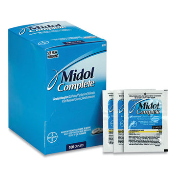 Midol® Complete Menstrual Caplets, Two-pack, 50 Packs-box freeshipping - TVN Wholesale